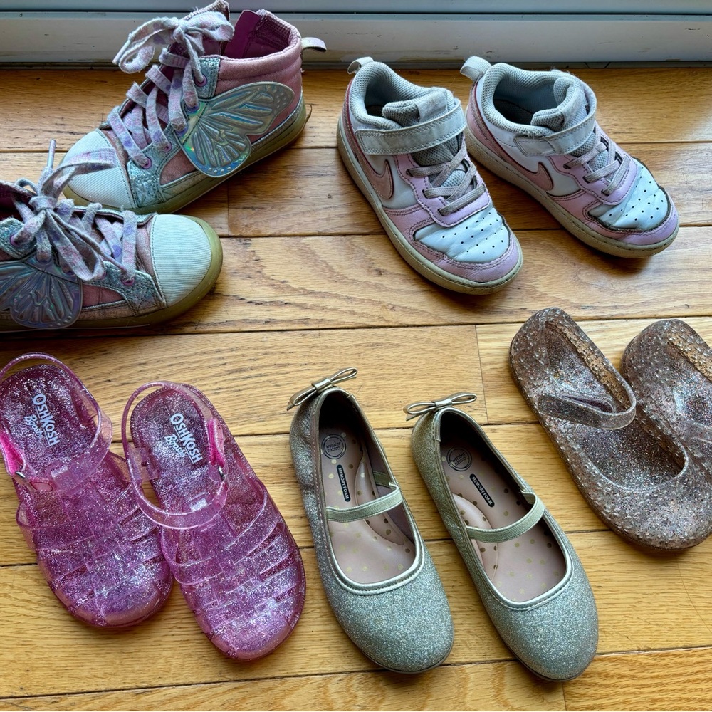 Girls size 10 spring shoe bundle